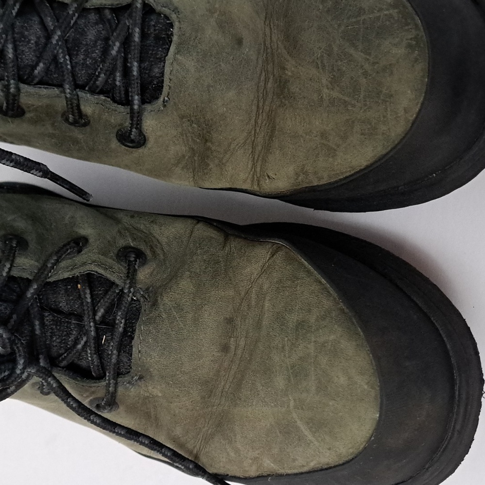 Bogs Olive Green and Black Winter Lace-Up Boots - Picture 14 of 16